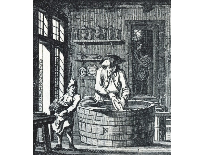 D. Kerkhoff, De Geever in De Plateelbakker of Delftsch Aardewerkmaaker, 1794